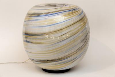 XX Century Murano Swirl Blown Table Lamp