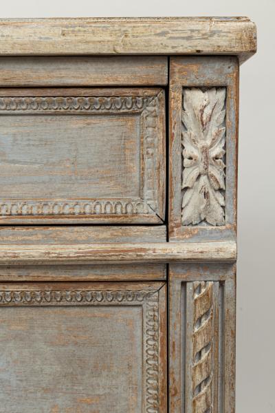 XX Century Neoclassical French Painted Chest
