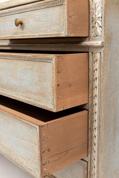 XX Century Neoclassical French Painted Chest