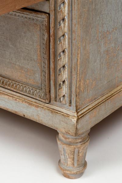 XX Century Neoclassical French Painted Chest