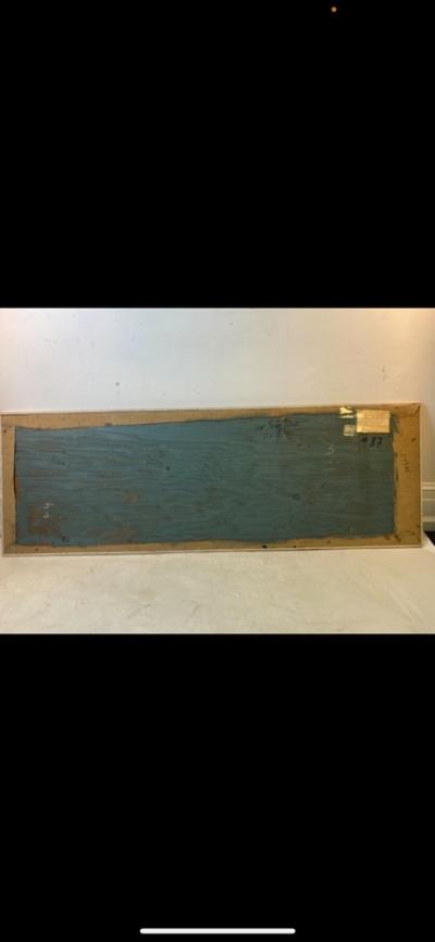 Xavier Gonzalez LARGE SCALE MODERNIST ABSTRACT PAINTING NEW JERSEY FLATS BY XAVIER GONZALEZ