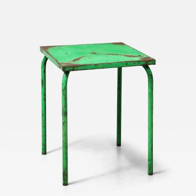 Xavier Pauchard Metal Side Table France c 1950