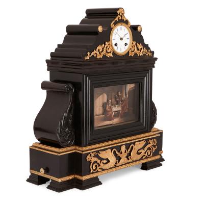 Xavier Tharin 19th Century French musical automaton clock