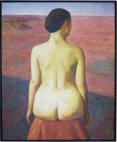 Xue Mo Seated Nude
