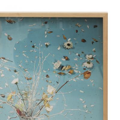 Xurxo G mez Chao Gran Bouquet Azul By Xurxo G mez Chao Floral Blue Abstract Still Life 2017