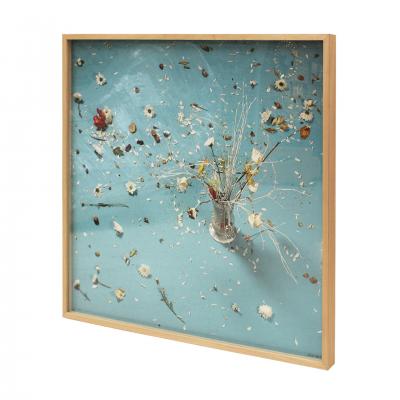 Xurxo G mez Chao Gran Bouquet Azul By Xurxo G mez Chao Floral Blue Abstract Still Life 2017