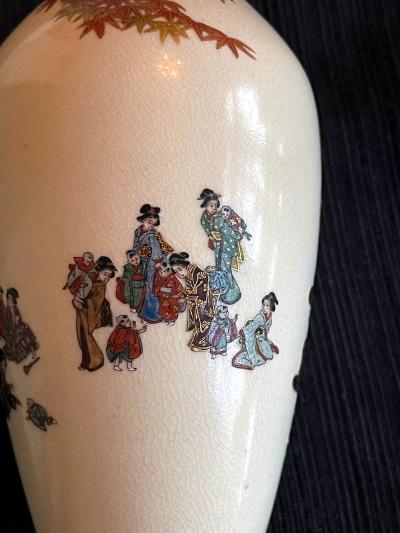 Yabu Meizan Japanese Miniature Satsuma Vase Yabu Meizan Meiji