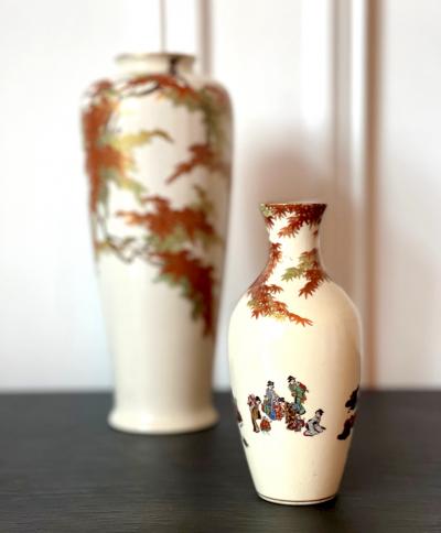 Yabu Meizan Japanese Miniature Satsuma Vase Yabu Meizan Meiji