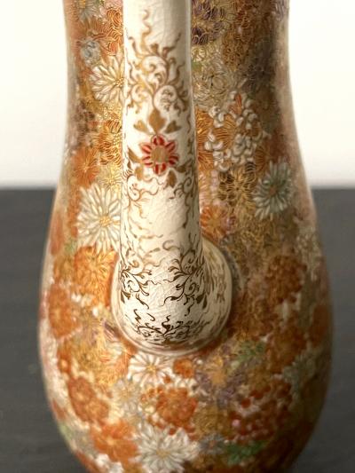 Yabu Meizan Japanese Satsuma Ceramic Ewer Yabu Meizan