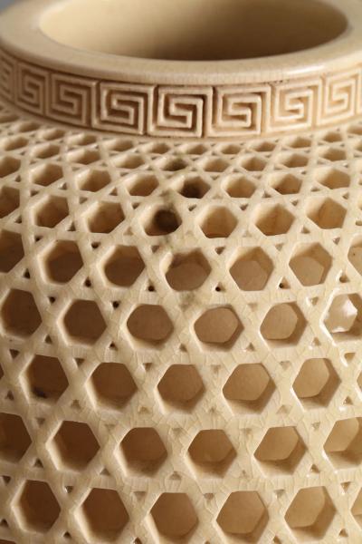 Yabu Meizan Reticulated Vase 1920s