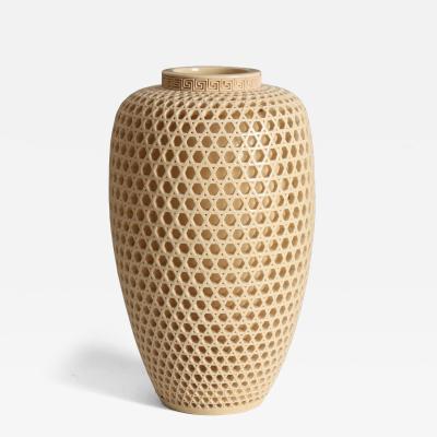Yabu Meizan Reticulated Vase 1920s