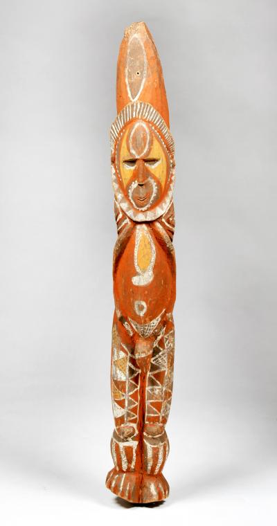 Yam Ancestor Figure Totem Pole Papua New Guinea with Provenance