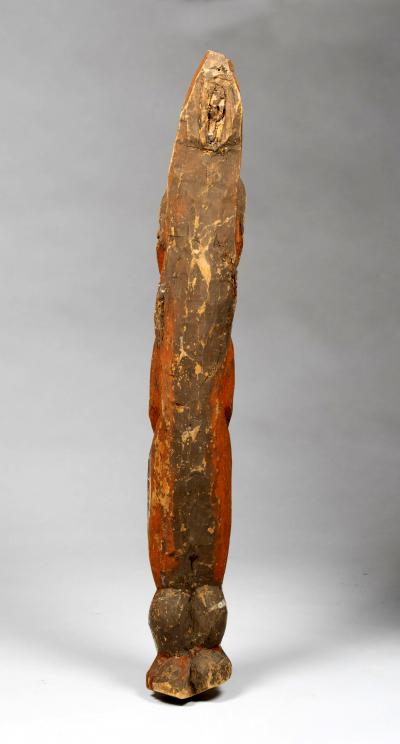 Yam Ancestor Figure Totem Pole Papua New Guinea with Provenance