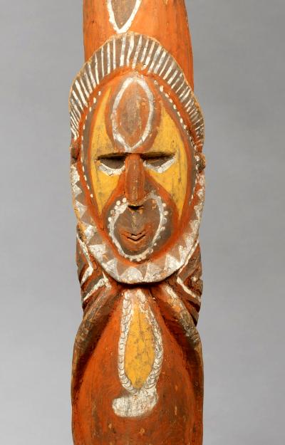 Yam Ancestor Figure Totem Pole Papua New Guinea with Provenance