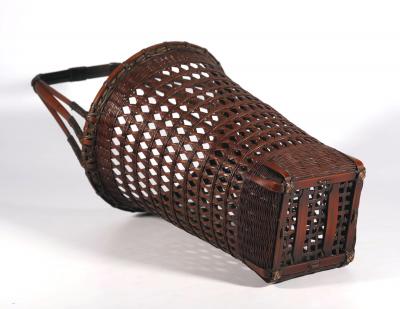 Yamashita Kochikusai Japanese Bamboo Basket Ikebana by Yamashita Kochikusai