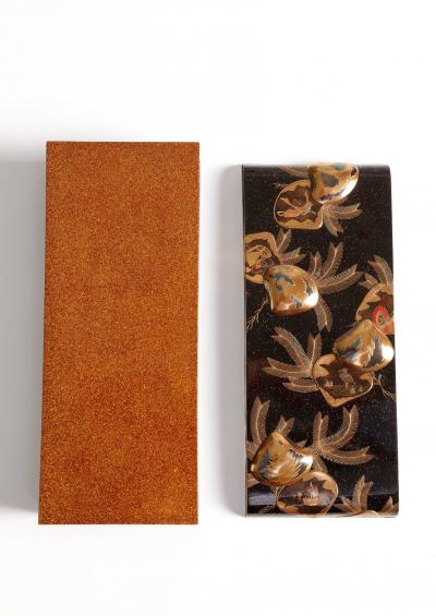 Yamazaki Mush Gold Lacquer Box with Shells 2007