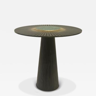 Yann Dessauvages Malachite Sun Occasional Table by Yann Dessauvages