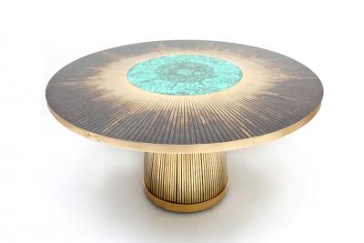 Yann Dessauvages The Malachite Dining Table by Yann Dessauvages