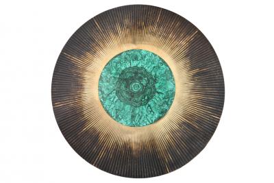 Yann Dessauvages The Malachite Dining Table by Yann Dessauvages