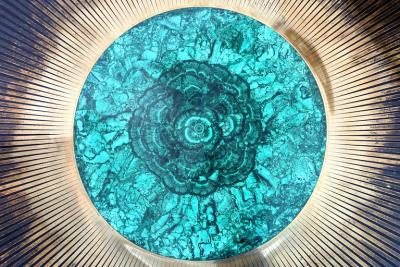 Yann Dessauvages The Malachite Dining Table by Yann Dessauvages