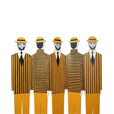 Yannis Gaitis Sculpture Five Figures Yannis Ga tis 1923 1984 ca 1970s