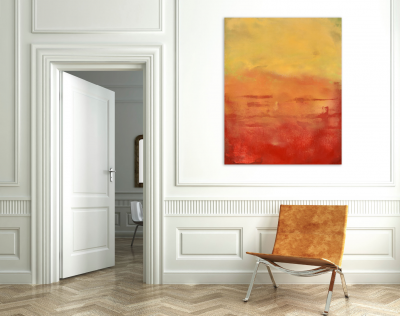 Yari Ostovany Conference of the Birds 68 Abstract painting 2019