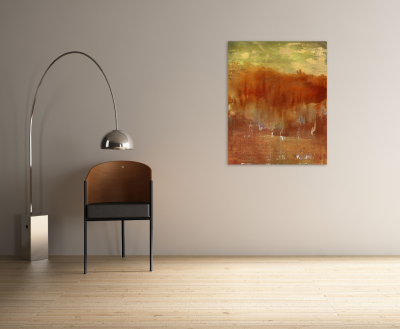 Yari Ostovany Nostalghia for Andrei Tarkovsky Abstract painting 2021