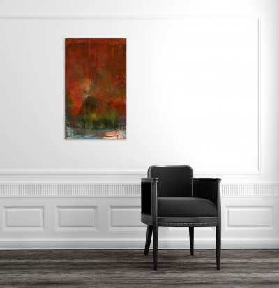 Yari Ostovany Orquevaux 15 Abstract painting 2018