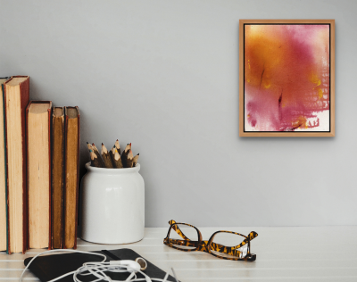 Yari Ostovany Transitory Poem 5 Abstract Painting 2022