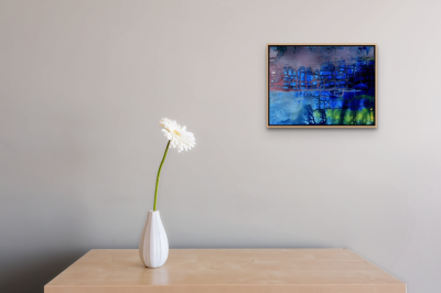Yari Ostovany Transitory Poem 6 Abstract Painting 2023