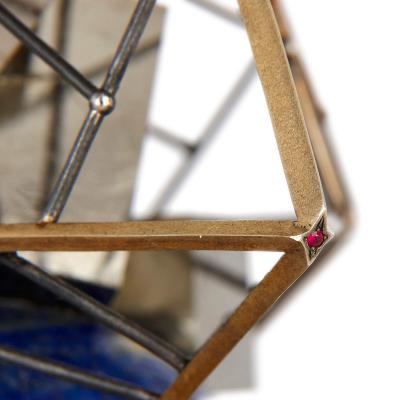 Yaryna Leshnevska The Goal Ukrainian contemporary kinetic sculpture by Yaryna Leshnevska