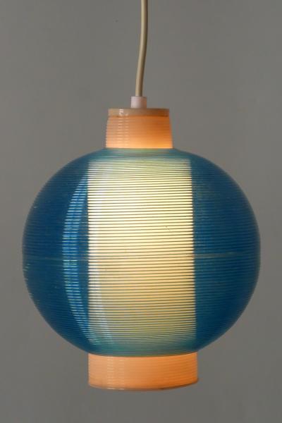 Yasha Heifetz Rare Mid Century Modern Rotaflex Pendant Lamp by Yasha Heifetz USA 1960s