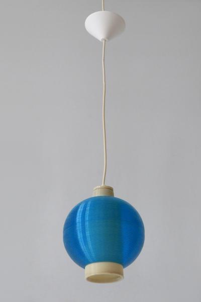 Yasha Heifetz Rare Mid Century Modern Rotaflex Pendant Lamp by Yasha Heifetz USA 1960s