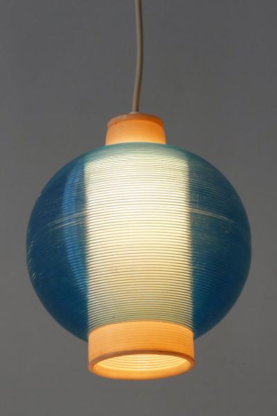 Yasha Heifetz Rare Mid Century Modern Rotaflex Pendant Lamp by Yasha Heifetz USA 1960s