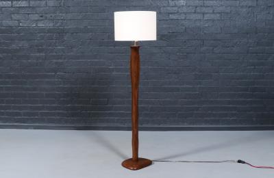 Yasha Heifetz Yasha Heifetz Carved Serpentine Style Floor Lamp