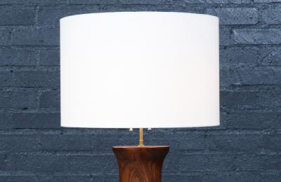 Yasha Heifetz Yasha Heifetz Carved Serpentine Style Floor Lamp