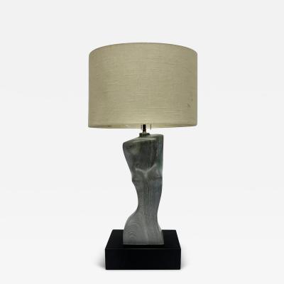 Yasha Heifetz Yasha Heifetz Mid century Sculptural Nude Torso Table Lamp in Cerused Wood