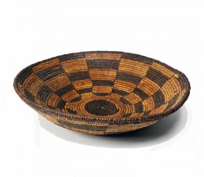 Yavapai basketry tray