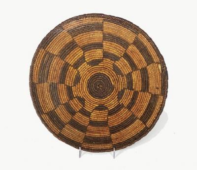 Yavapai basketry tray