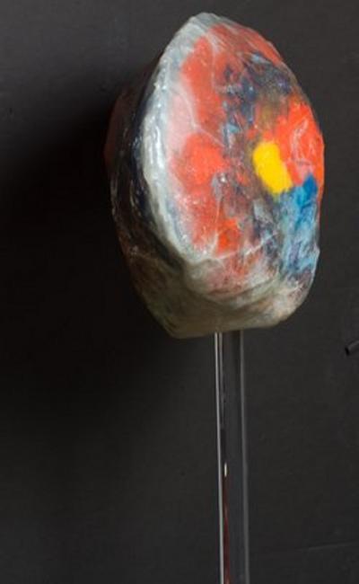 Yeffe Kimball Mushroom Cloud Resin Sculpture by Yeffe Kimball
