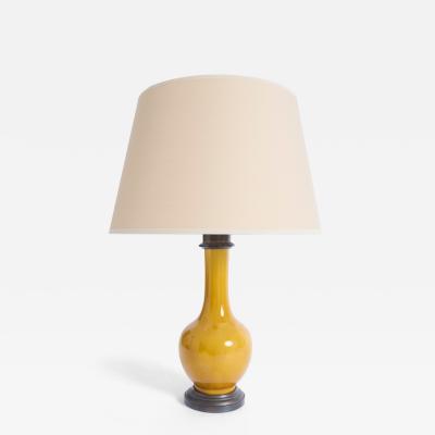 Yellow Ceramic Table Lamp