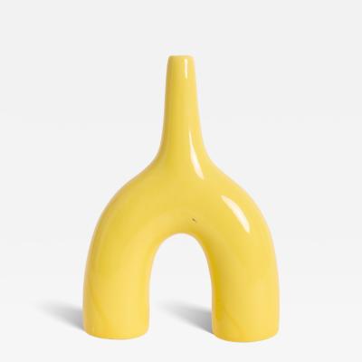 Yellow Ceramic Vase
