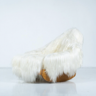 Yeti Pop Art Rocking Chair by Mario Scheichenbauer circa 1968