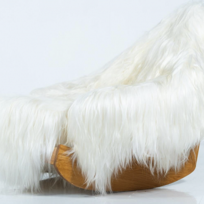 Yeti Pop Art Rocking Chair by Mario Scheichenbauer circa 1968