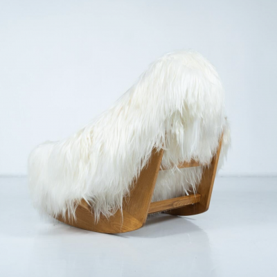 Yeti Pop Art Rocking Chair by Mario Scheichenbauer circa 1968