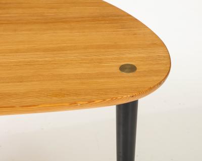 Yngve Ekstr m A Swedish Pine and Ebonized Table Yngve Ekstr m Circa 1955