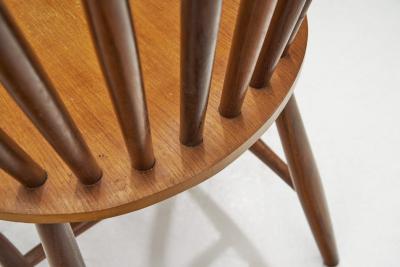 Yngve Ekstr m Set of 7 SH41 Chairs by Yngve Ekstr m for AB N ssj Stolfabrik Sweden 1960s