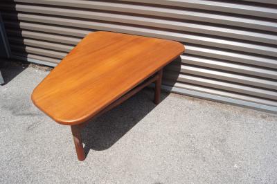 Yngve Ekstr m Teak and Limed Oak Three Legged Table by Yngve Ekstr m for Westbergs M bler