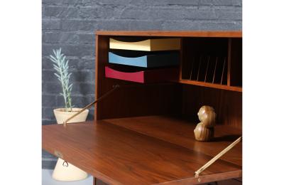 Yngve Ekstr m Yngve Ekstr m Walnut Drop Leaf Writing Desk for Dux