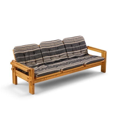 Yngve Ekstr m Yngve Ekstr m for Swedese Dymling Mid Century Swedish Pine Sofa